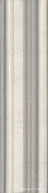 Бордюр Багет Туф бежевый светлый глянцевый |20х5