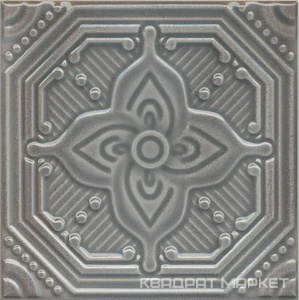 Декор Салинас серый |15x15