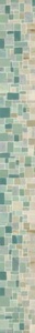 Capri turquoise border 01 |6.5x60