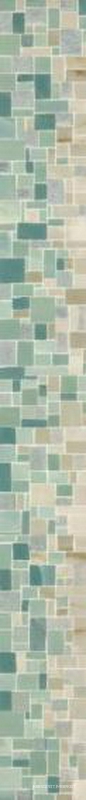 Capri turquoise border 01 |6.5x60