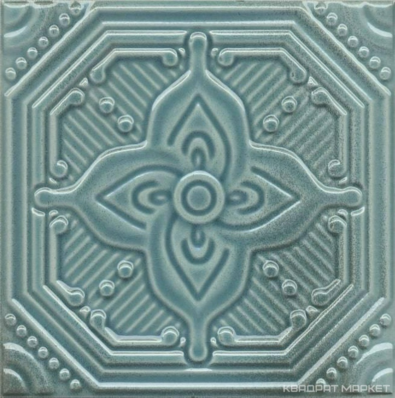 Декор Салинас лазурный|15x15