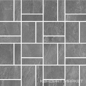 Декор Про Слейт серый мозаичный |30x30