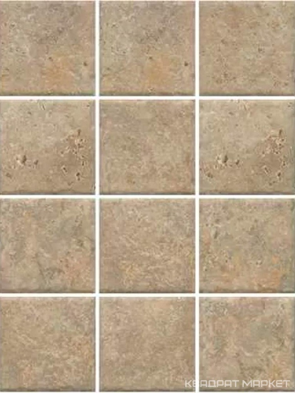 Брюссель (полотно из 12 частей 9,8х9,8) бежевый матовый|30x40