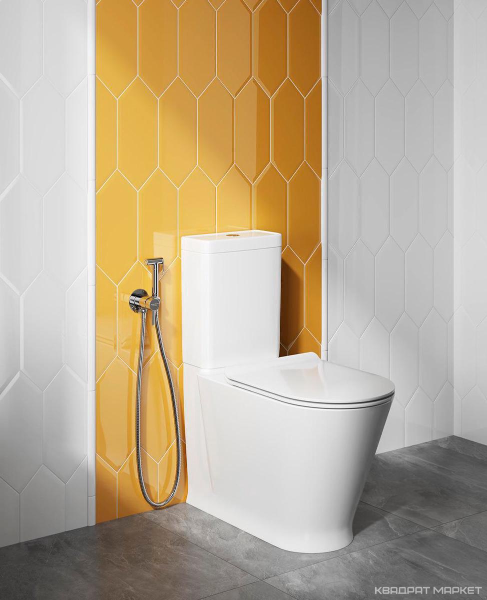 Крышка-сиденье с микролифтом PLAZA Modern, BUONGIORNO, цвет белый