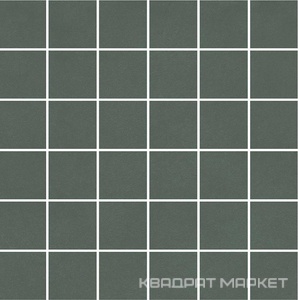 Декор Про Чементо мозаичный зелёный матовый 30x30