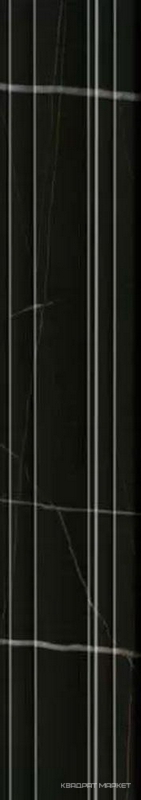 Бордюр Багет Греппи черный |40x7,3