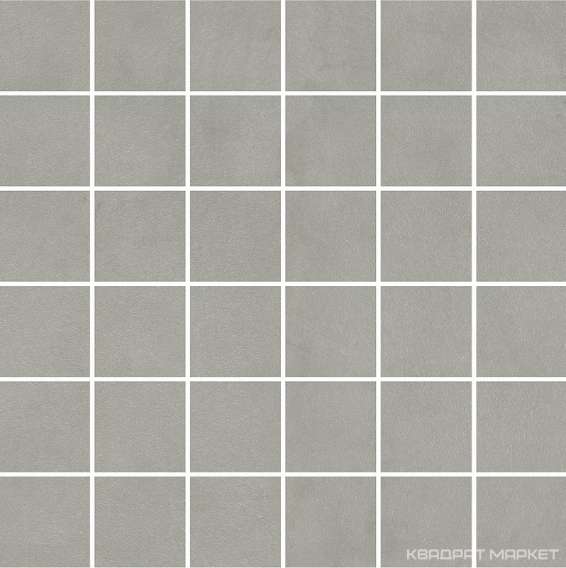 Декор Про Чементо мозаичный серый матовый 30x30