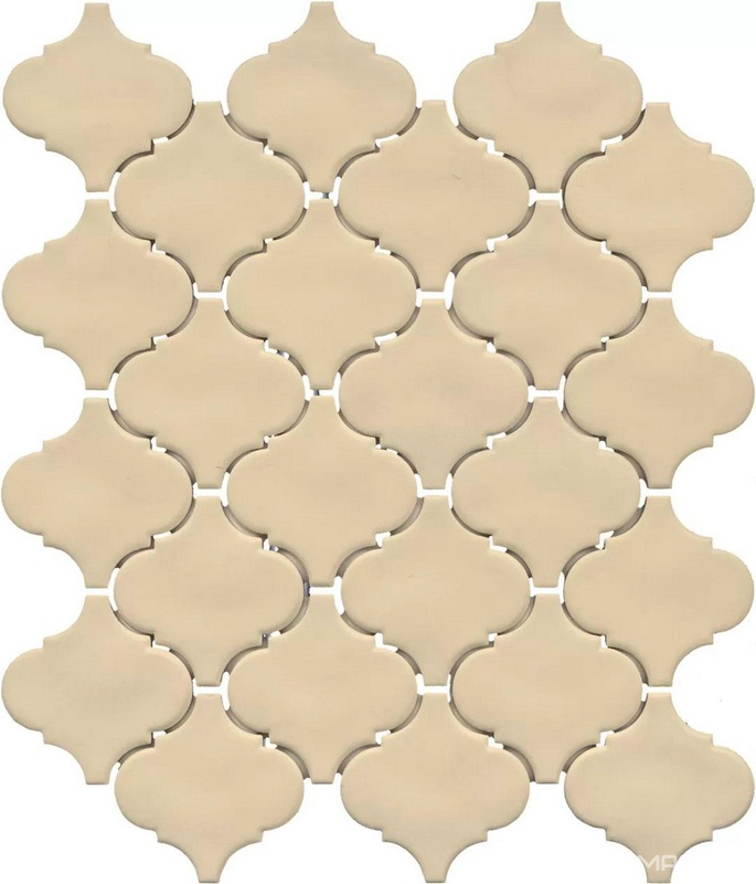 Арабески Марокко жёлтый светлый матовый 26x30x0,7