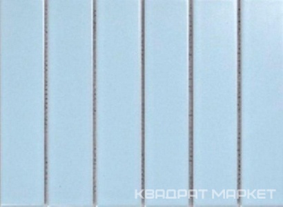 Mosaic 4.5x19.5 Y45P803 Голубая матовая 28.8x19.5