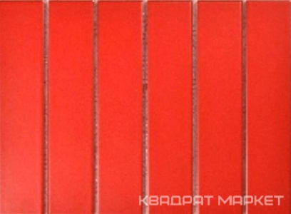 Mosaic 4.5x19.5 Y45P806 Красная матовая 28.8x19.5