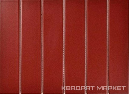 Mosaic 4.5x19.5 Y45P846 Красная матовая 28.8x19.5