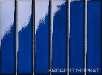 Mosaic 4.5x19.5 Y45PW03 Синяя глянцевая 28.8x19.5