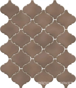 Арабески Марокко коричневый тёмный глянцевый 26x30x0,7