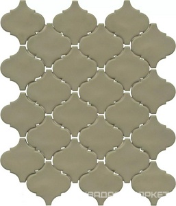 Арабески Марокко зелёный матовый 26x30x0,7