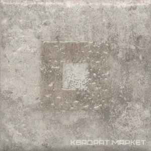Декор Спартель 3 серый матовый 9,8x9,8x0,7