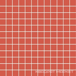 Темари красный матовый 29,8x29,8x0,35