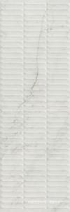 Тубкаль белый глянцевый структура обрезной 30x89,5x1,05