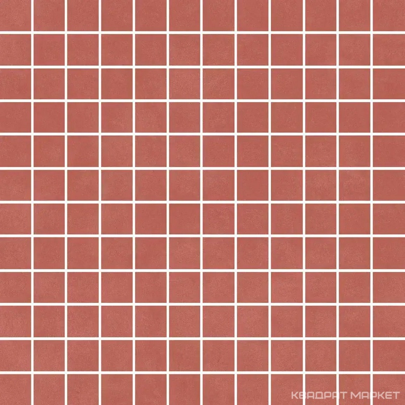Таделакт красный матовый 29,8x29,8x0,35