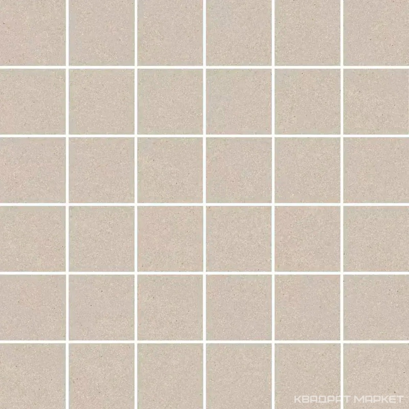 Декор Рабат мозаичный бежевый матовый обрезной 30x30x0,9