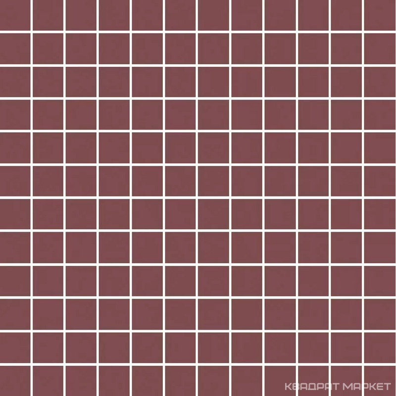 Темари бордовый матовый 29,8x29,8x0,35