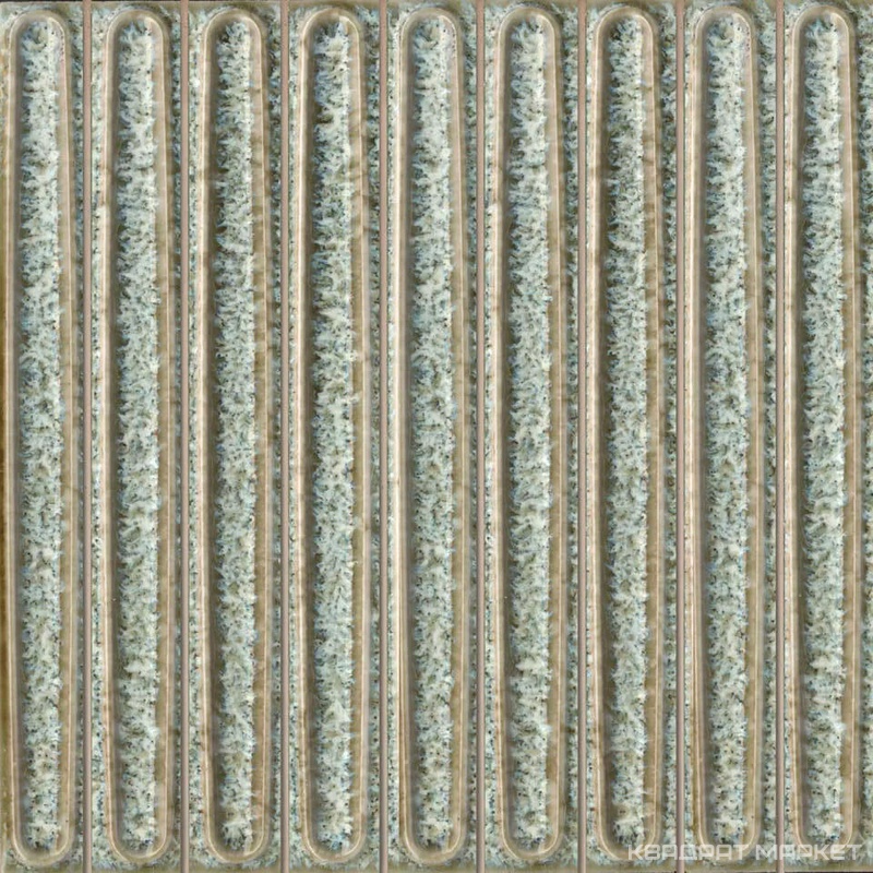 Декор чипсет Далия зелёный светлый глянцевый 20x20x0,95