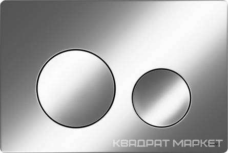 Кнопка смыва для инсталляции Balance, цвет хром матовый