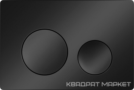 Кнопка смыва для инсталляции Balance, цвет черный матовый