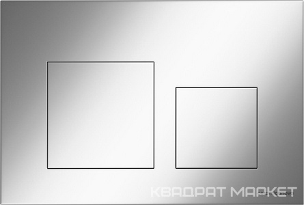 Кнопка смыва для инсталляции Balance, цвет хром матовый